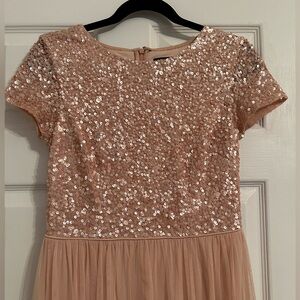 Adriana Papell maxi cocktail dress size 4